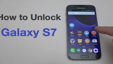 How do I unlock a Samsung Galaxy S7 phone?
